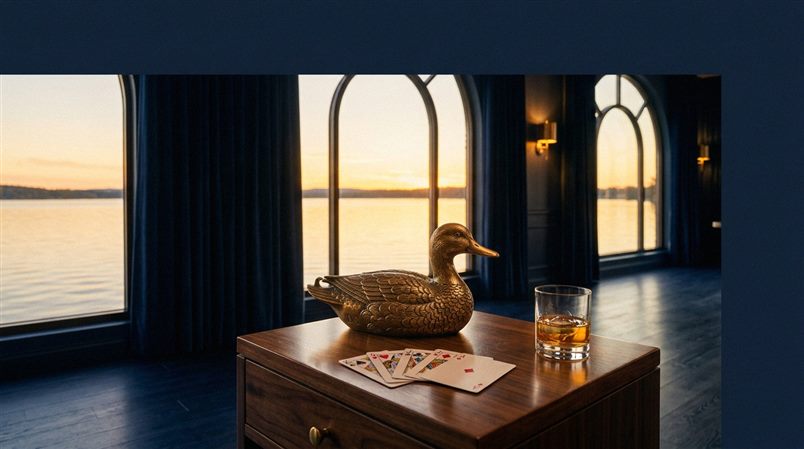 Kazino spēļu saskarne ar kartēm un žetonu